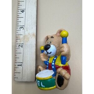 Vintage 1950s Russ Berrie and Co Christmas Bear Figurines Drummer Holiday